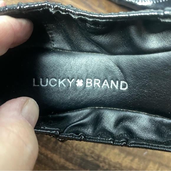 Lucky Brand Size 6 M Patent Leather Ballet Flat - Picture 7 of 12